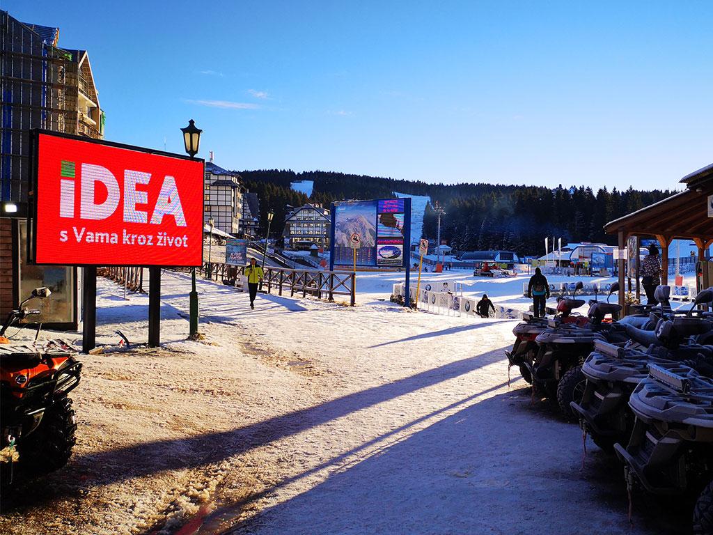 led bilbordi kopaonik,iznajmljivanje led bilborda